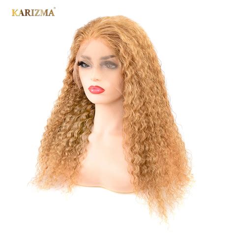 Brazilian Blonde Deep Wave Wig Lace Front Human Hair Wigs With Baby Hair Natural Hairline