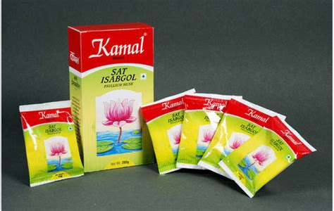 Psyllium Husk - 10 Gms Pouch Packaging | Kamal Brand Sat Isabgol For ...