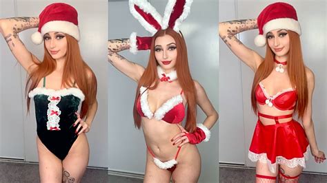 CHRISTMAS HOLIDAY LINGERIE TRY ON HAUL YouTube