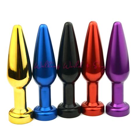 Mm Stainless Steel Anal Plug Metal Butt Plug G Spot Anus Insert