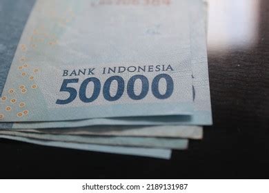 rupiah indonesian republic currency  stock photo
