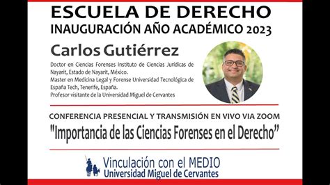 Importancia De Las Ciencias Forenses En El Derecho Carlos Gutiérrez