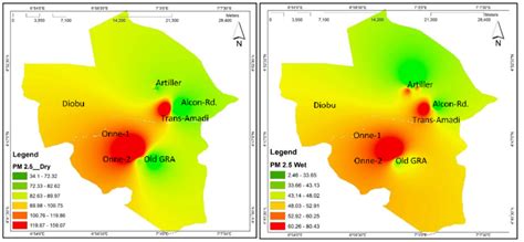 Spatiotemporal Variation of PM2.5 (µg/m 3 ) Also, on the other hand the ...