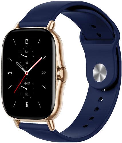 Ремешок Base для Amazfit GTS 2e Dark Blue (Амазфит ГТС 2е) (ID ...