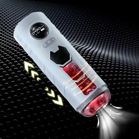 LED Display Pocket Puss Adult Male Sex Toys With Sucking Vibratiing
