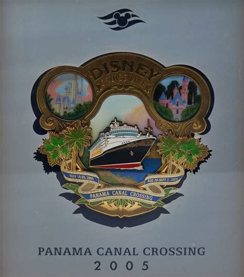 Disney Cruise Line Panama Canal Crossing Jumbo Pin & Print - ID ...