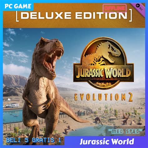 Jual Jurassic World Evolution 2 Deluxe Edition ALL DLC - Game PC ...