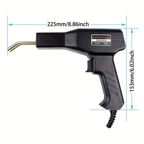 Hot Stapler Car Bumper Repair Kit Plastic Welding Machine Soldering Iron For Crack Fixes