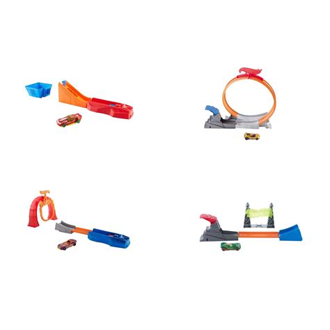 Pista Hot Wheels Set De Acrobacias Mattel Divermais