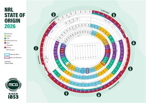 Melbourne Cricket Ground: Q35 Seating Section and Venue Map 7
