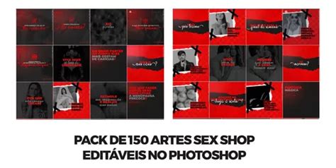 Pack Artes Para Sex Shop Editáveis Photoshop à venda em Salvador Bahia por apenas R