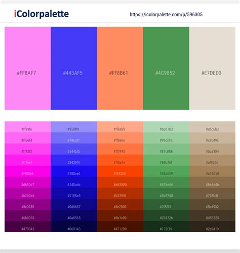 blush pink royal blue salmon fruit salad pearl bush color