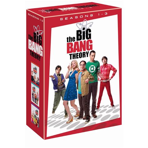 The Big Bang Theory Season 1-3 Box Set Region 2 UK Slipcover - DVD Talk ...