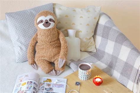 Sloth Hot Water Bottle Utensilo Selber N Hen Kuscheltier Faultier Kuscheltier