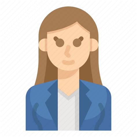 Avatar Female Woman Business Employee Icon Download On Iconfinder