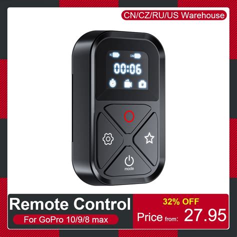 TELESIN GP-RMT-T10 Waterproof Smart BT Wireless Re... – Grandado