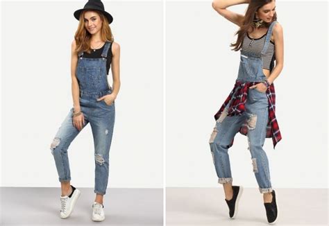 Джинсовый комбинезон - модные образы с шортами, брюками, юбкой