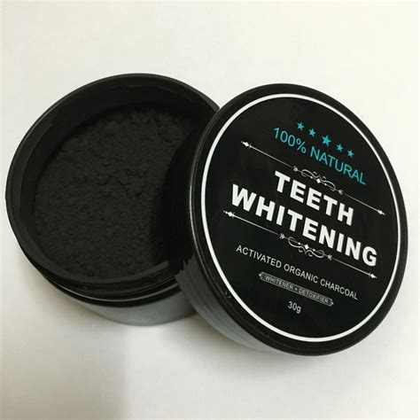 All Natural Organic Activated Charcoal Teeth Whitening Tooth And