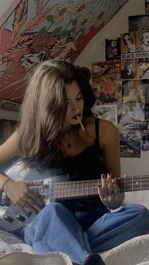 Music Aesthetic Aesthetic Photo Aesthetic Pictures Rock Girl