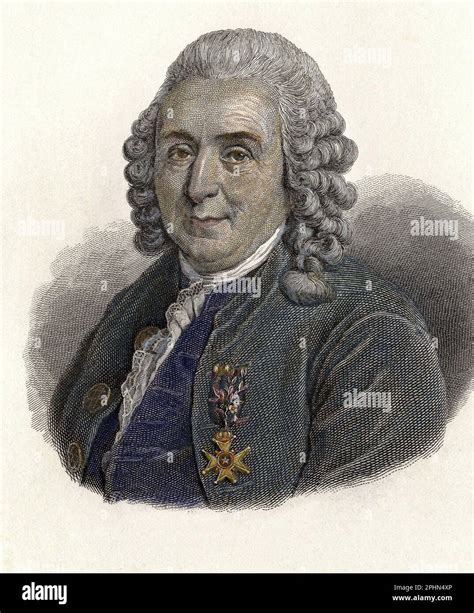 Portrait de Carl von Linne (1707-1778), medecin et botaniste suedois ...