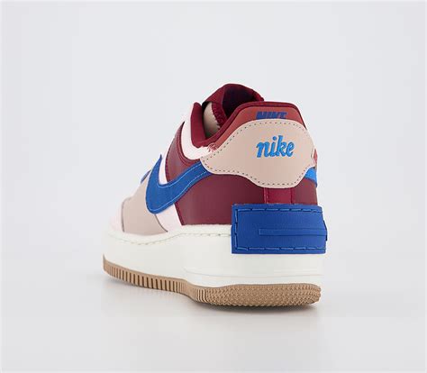 Nike Air Force 1 Shadow Trainers Light Soft Pink Canyon Rust Fossil