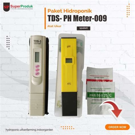 Promo PAKET ALAT UKUR TDS METER DAN PH METER Diskon 50 Di Seller