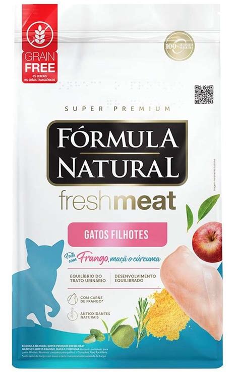 Ração Fórmula Natural Fresh Meat para Gatos Filhotes Sabor Frango 1kg