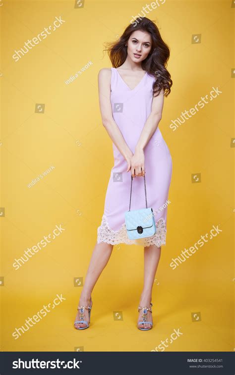 Beautiful Glamour Sexy Woman Dark Brunette Stock Photo 403254541 Shutterstock