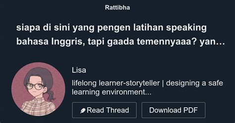 siapa     latihan speaking bahasa inggris tapi gaada