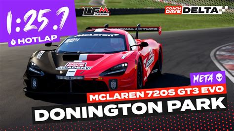 ACC Onboard Lap McLaren 720S GT3 EVO At Donington Park S13W12 YouTube