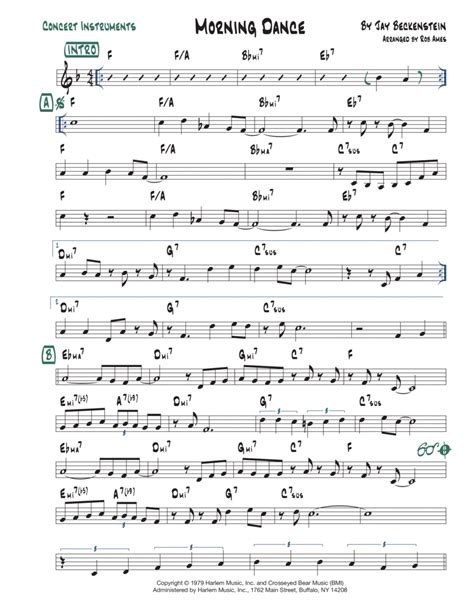 Morning Dance Arr Rob Ames By Spyro Gyra Sheet Music For Piano And Vocal At Sheet Music Direct