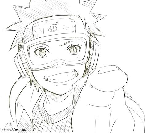 Obito Z Klanu Uchiha Kolorowanka