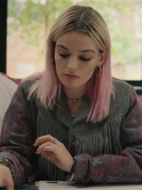 Sex Education Maeve Fringe Jacket JacketsJunction