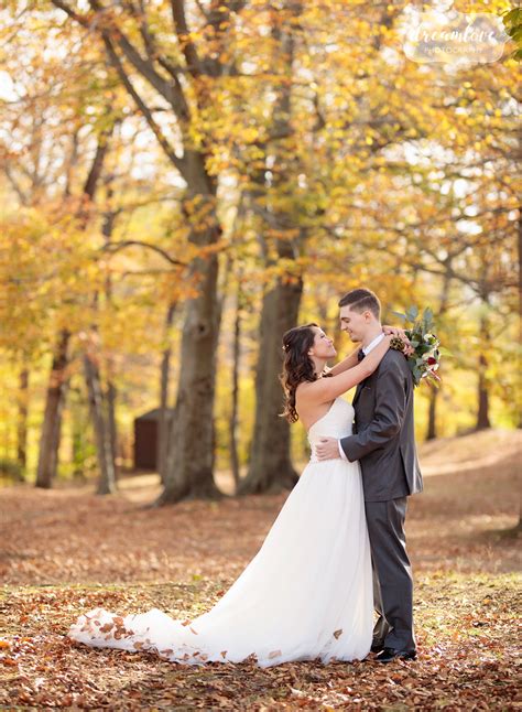 Pavilion on Crystal Lake Fall Wedding with Outdoor Forest Ceremony