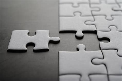 Jigsaw puzzle with a missing piece 1977890 Stock Photo at Vecteezy