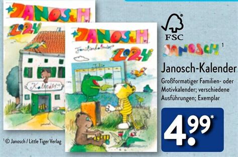 Janosch Kalender Angebot Bei Aldi Nord