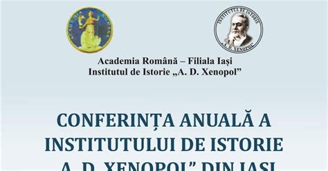 Tiin Pentru To I Conferin Anual A Institutului De Istorie A D