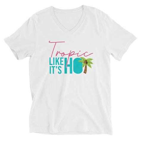 Tropic Like Its Hot T Shirtbeach Vacation Shirts For Women Etsy