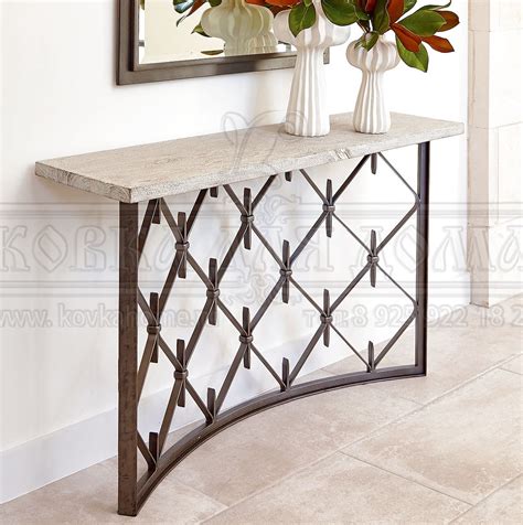 Металлическая консоль мебель купить заказать в Москве