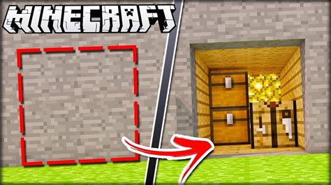 Tuto Comment Faire Un Passage Secret Minecraft Avec Table D Hot Sex