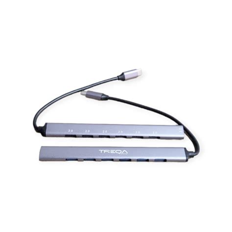 Treqa C-730 Type C Aluminum7 Ports USB 3.0 Hub – Super Electronics