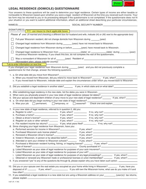 Form I 827 Fill Out Sign Online And Download Fillable Pdf Wisconsin