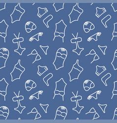 Fashion Sexy Lingerie Seamless Pattern Royalty Free Vector