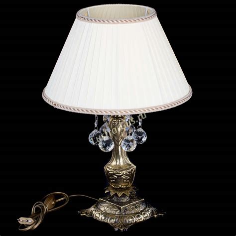 Настольная лампа Антик №1 Шар с абажуром Гусь-Хрустальный купить в ...