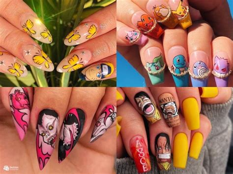 Unhas Anime Ideias Decoradas Inspiradas Em Personagens De Desenhos