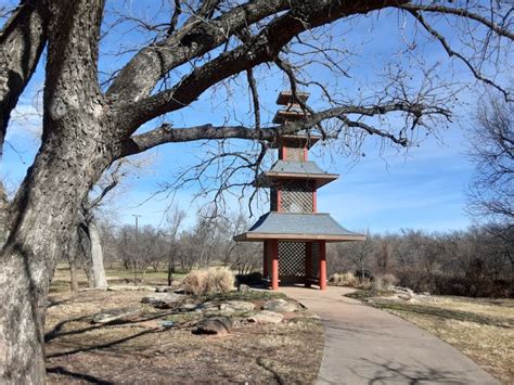 Durango Texas Hot January Lucy Park Walk With Lingering Japanese Pagoda Mystery