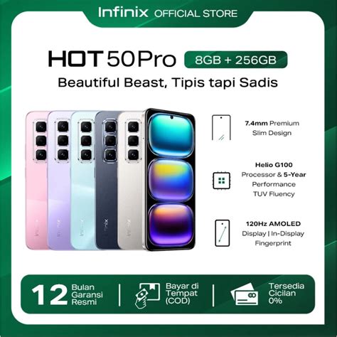 Jual Infinix Hot Pro Pro Plus Gb Gb Garansi Resmi Tahun Black Shopee Indonesia
