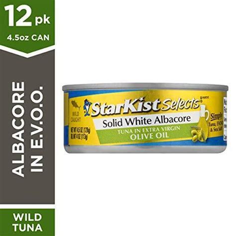 StarKist E V O O Solid White Albacore Tuna In Extra Virgin Olive Oil 4