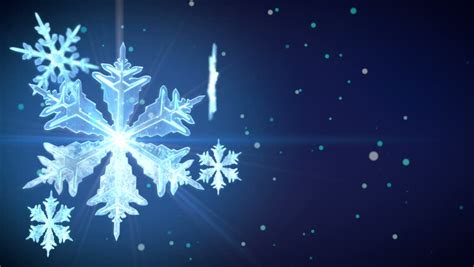 snowflakes animation  animated happy stock footage video