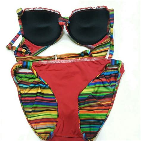 BECCA Swim Becca By Rebecca Virtue Pushup Ruffle Bikini Set Poshmark